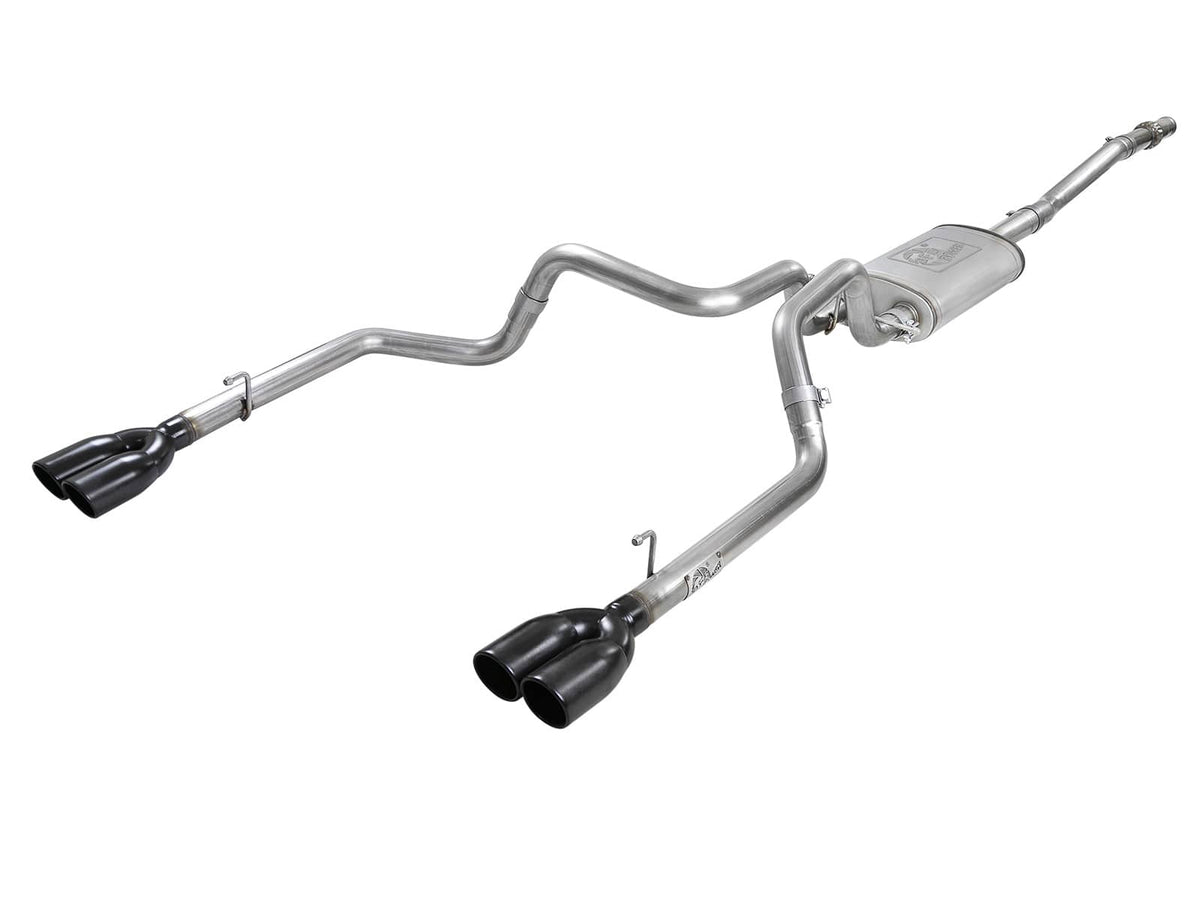 CAT-BACK S/S EXHAUST W/BLACK TIPS 19-21 GM 1500 4.3/ 19-26 GM 1500 5.3L