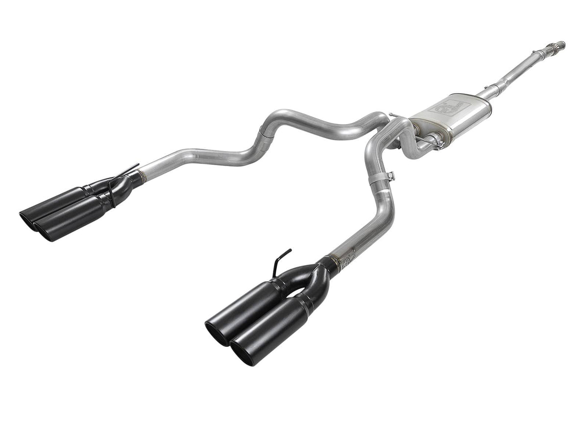 CAT-BACK S/S EXHAUST W/BLACK TIPS 19-26 GM 1500 5.3L