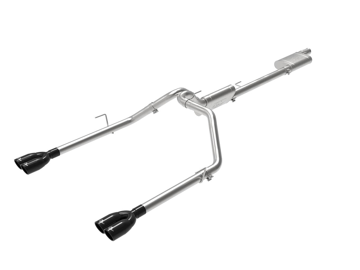 CAT-BACK S/S EXHAUST W/BLACK TIPS 20-26 GLADIATOR 3.6L