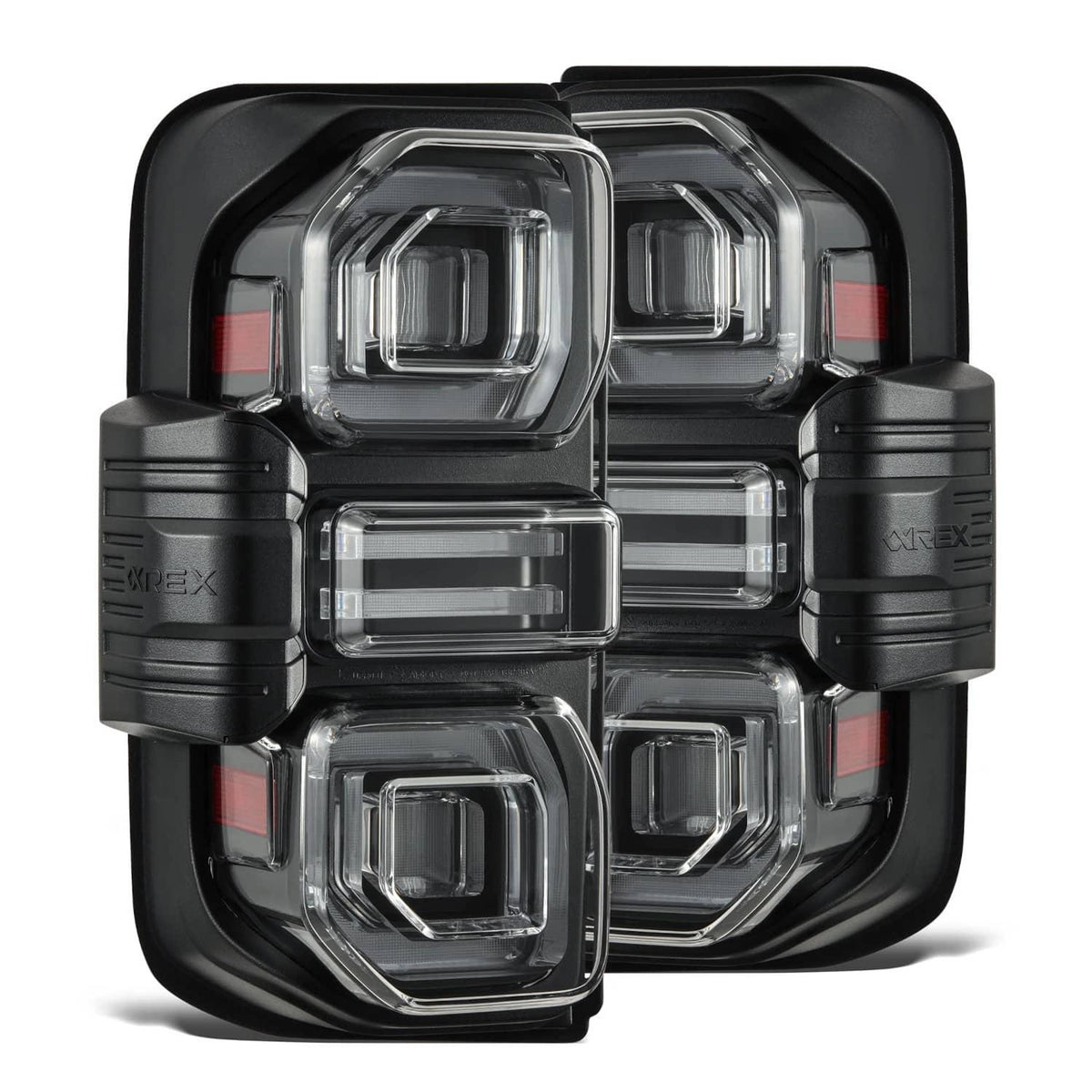 ALPHA-BLACK LED TAIL LGHTS 21-26 BRONCO