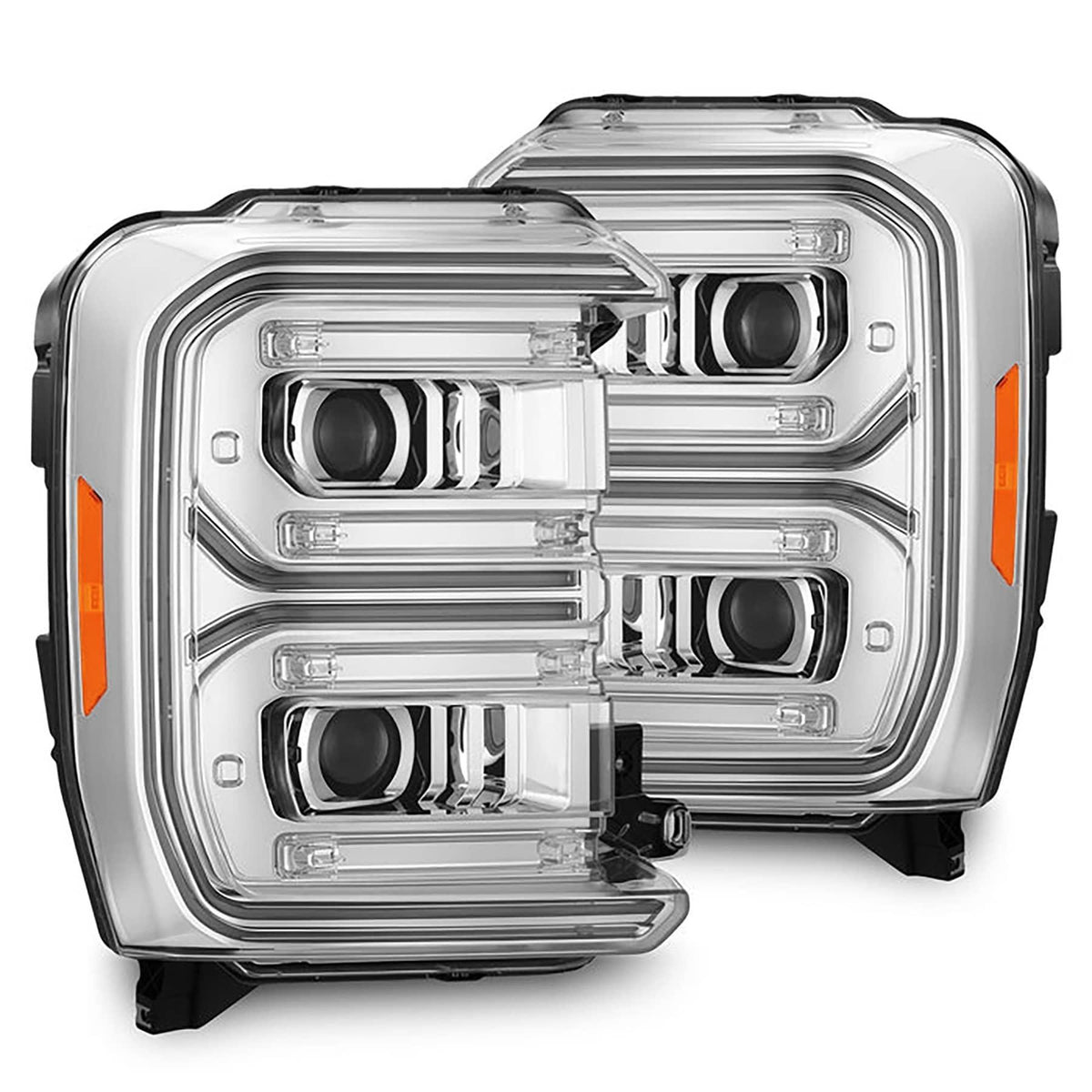 LUXX-SERIES CHROME PROJECTOR HEADLIGHTS 23-26 F250/F350 S/DUTY