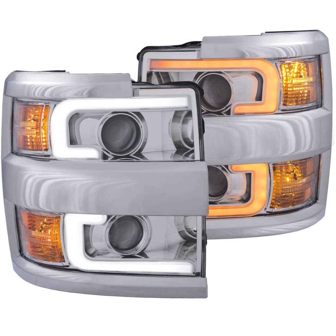 PROJECTOR HEADLIGHTS 15-19 CHEV HD