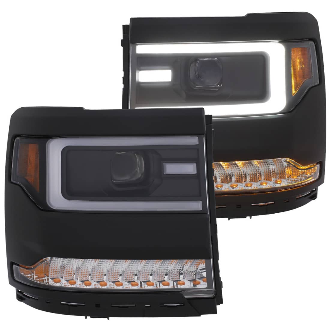 PROJECTOR HEADLIGHTS 16-18 CHEV 1500