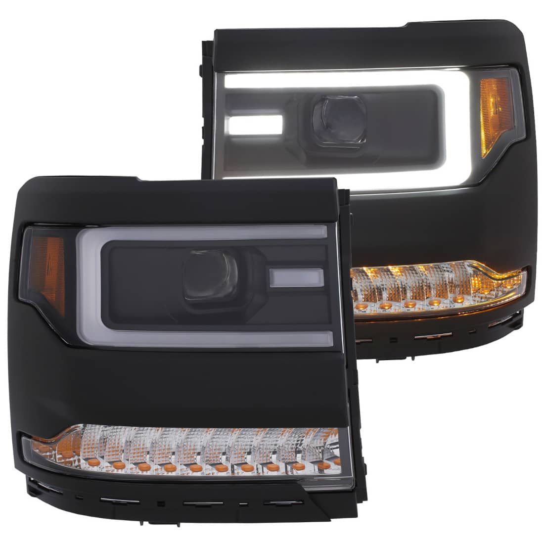PROJECTOR HEADLIGHTS 16-18 CHEV 1500