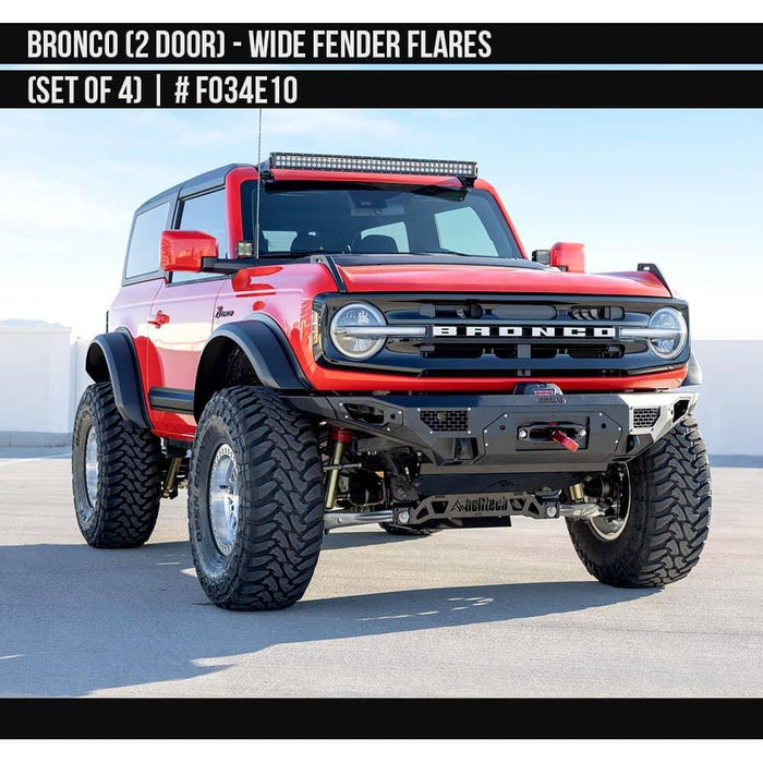 WIDE FLARES (4) 21-26 BRONCO 2 DOOR