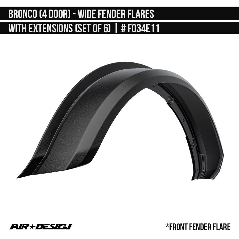 WIDE FLARES 21-26 BRONCO 4 DOOR