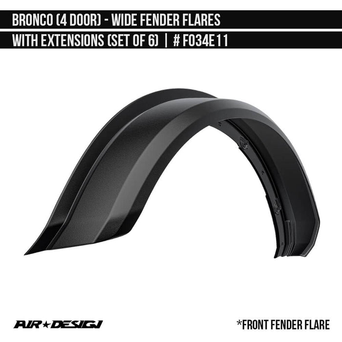 WIDE FLARES 21-26 BRONCO 4 DOOR