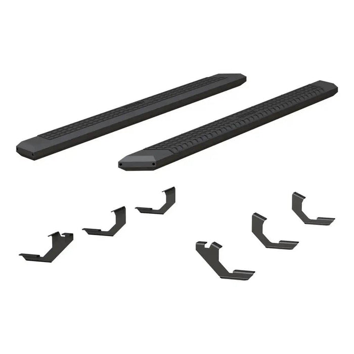 BLACK AVANTEDGE SIDE BARS 05-23 TACOMA DOUBLE CAB