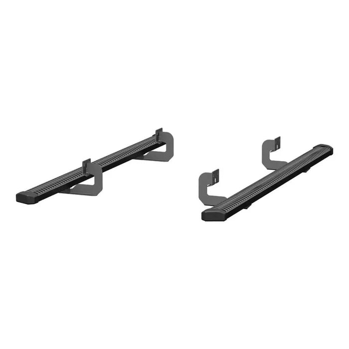 BLACK SLIMGRIP SIDE BARS 04-14 F150 EXTENDED CAB