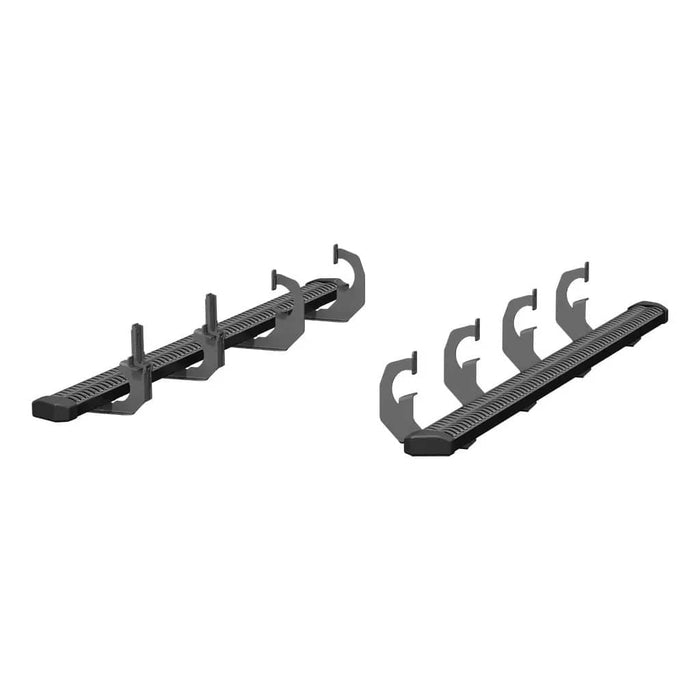 BLACK SLIMGRIP SIDE BARS 07-19 GM HD DIESEL EXTENDED CAB
