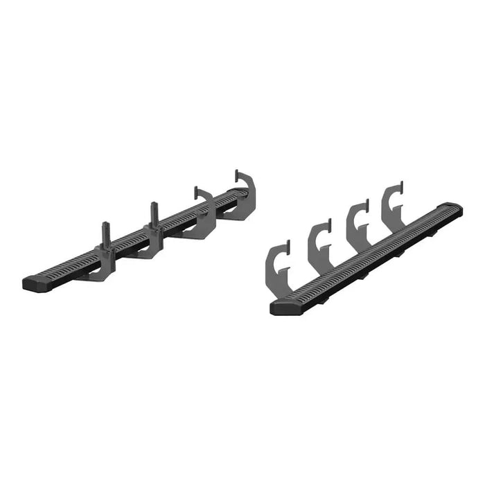 BLACK SLIMGRIP SIDE BARS 07-19 GM HD DIESEL CREW CAB