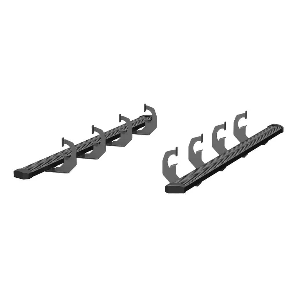 BLACK SLIMGRIP SIDE BARS 07-18 GM 1500/07-19 HD GAS CREW/15-50 SUB/YUK XL