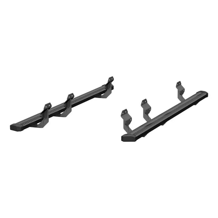 BLACK SLIMGRIP SIDE BARS 15-26 F150/22-25 F150 LIGHTNING/17-26 S/DUTY CREW CAB