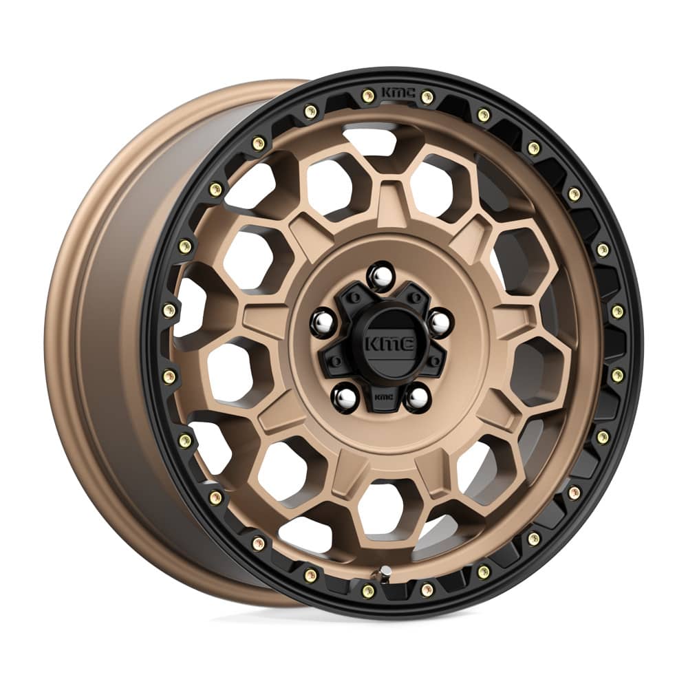 TREK MATTE BRONZE W/BLACK LIP 17X8 5-120 72.56 CB +35MM