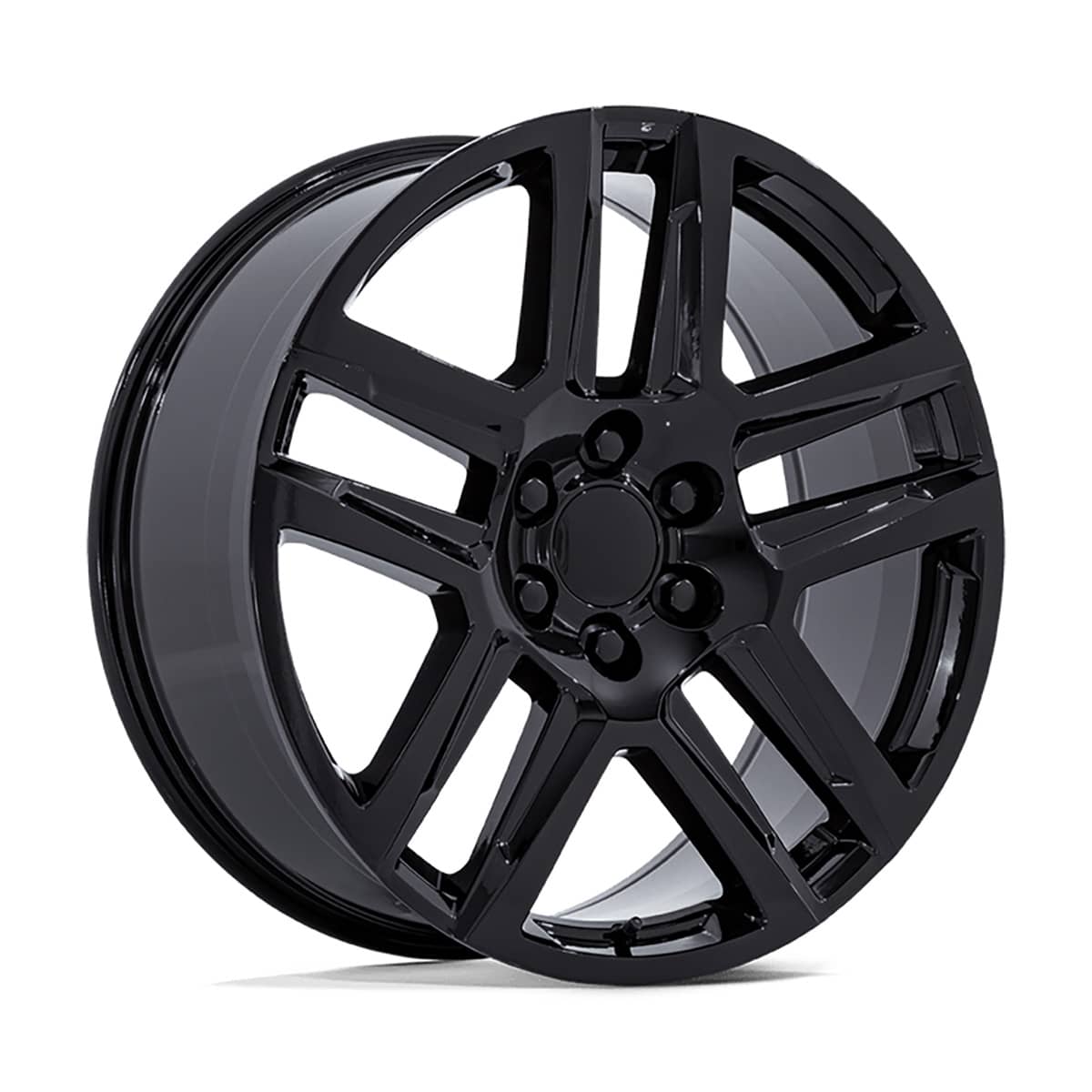 PERFORMANCE REPLICAS GLOSS BLACK PR203 20X9 6X139.7 CB 78 +28