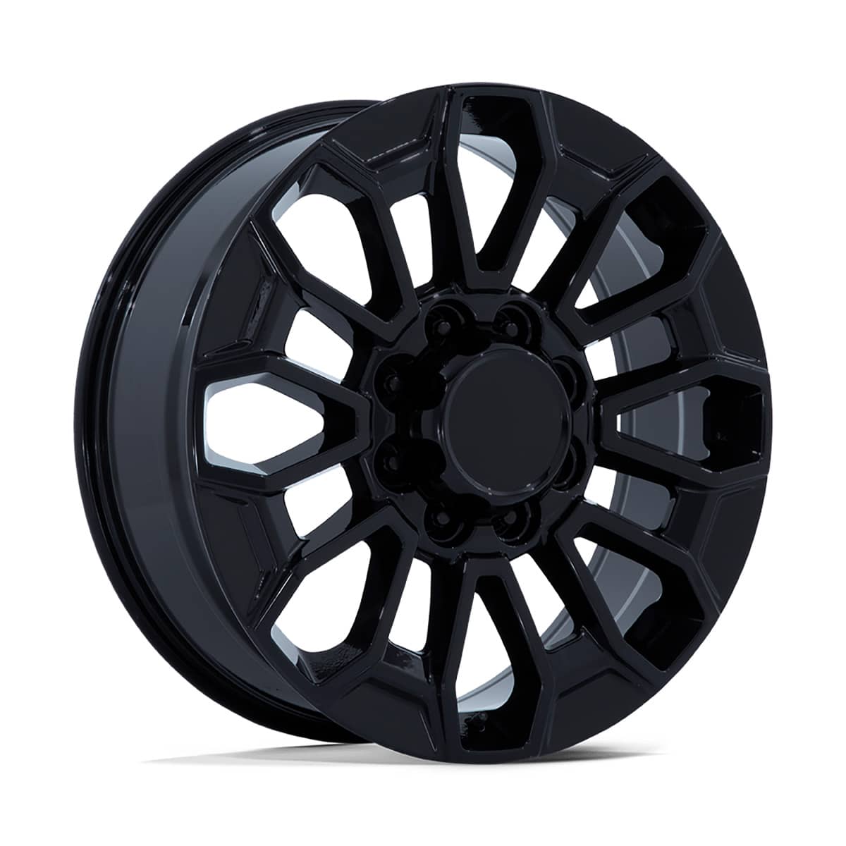 PERFORMANCE REPLICAS GLOSS BLACK PR228 24X9 8X180 CB 124 44MM