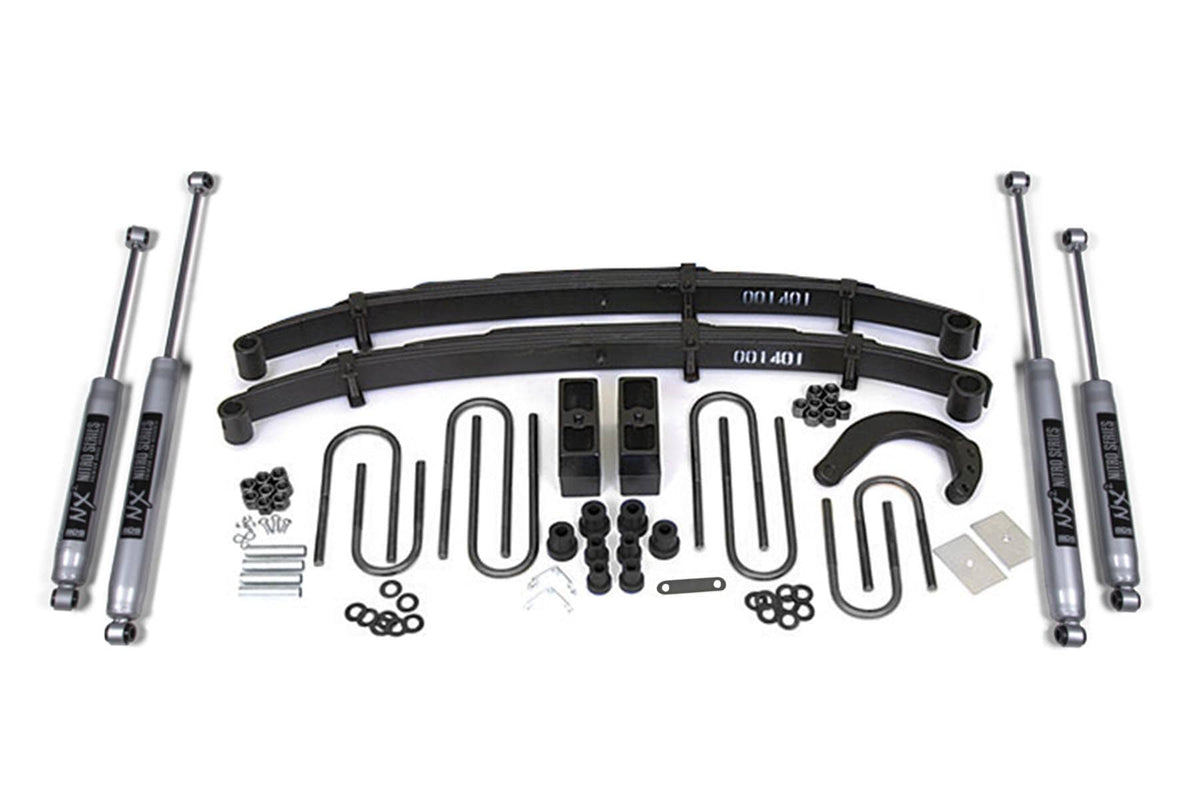 4" LIFT KIT W/ NX2 SHOCKS 73-76 GM 1/2 TON K10/ K15/ BLAZER/ JIMMY
