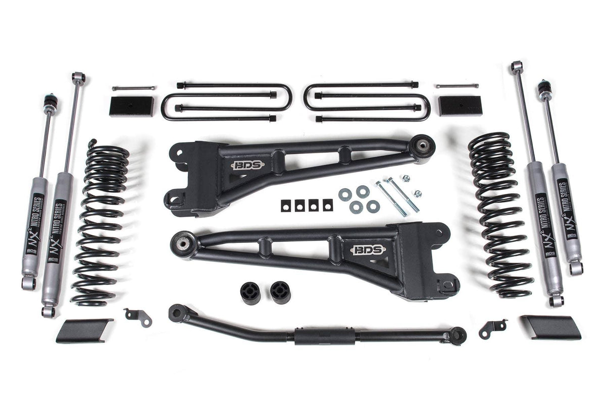2.5" RADIUS ARM LIFT KIT W/ NX2 SHOCKS 23-26 F450 SUPER DUTY