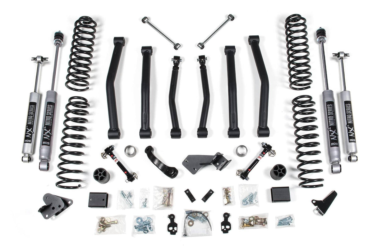 4" LIFT KIT W/ NX2 & DISCONNECTS 12-18 WRANGLER JK 2-DOOR