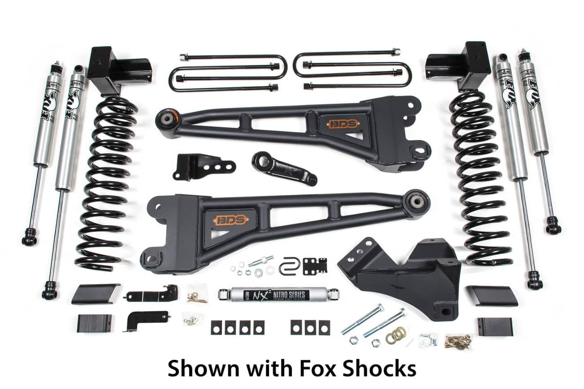 4" RADIUS ARM LIFT KIT 17-19 S/DUTY