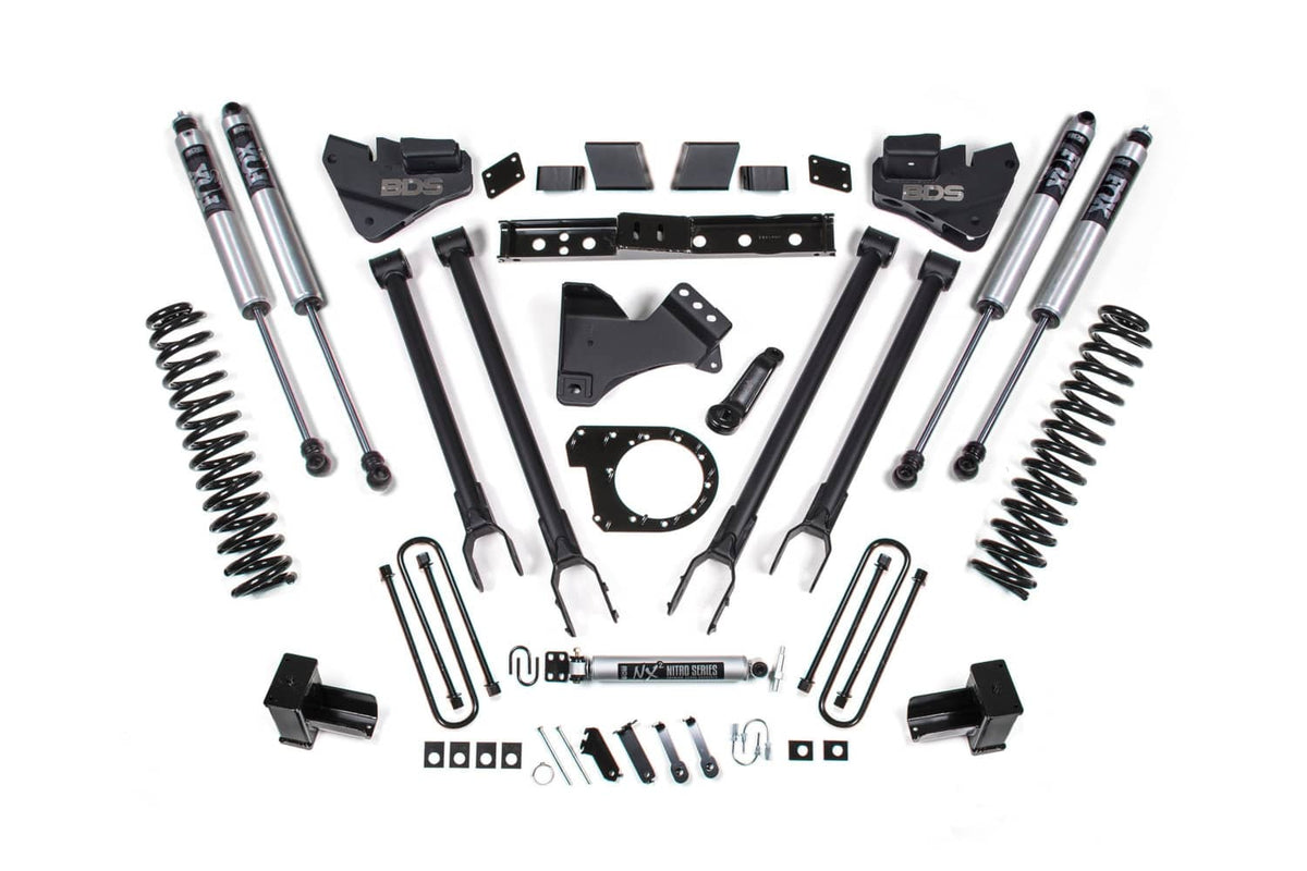 6" LIFT KIT W/ FOX 2.0 SHOCKS 17-19 S/DUTY 4WD DIESEL