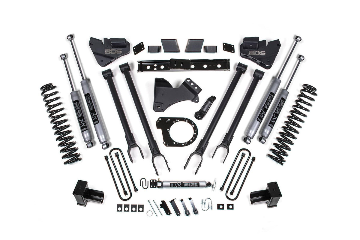 6" LIFT KIT W/ NX2 SHOCKS 17-19 S/DUTY 4WD DIESEL