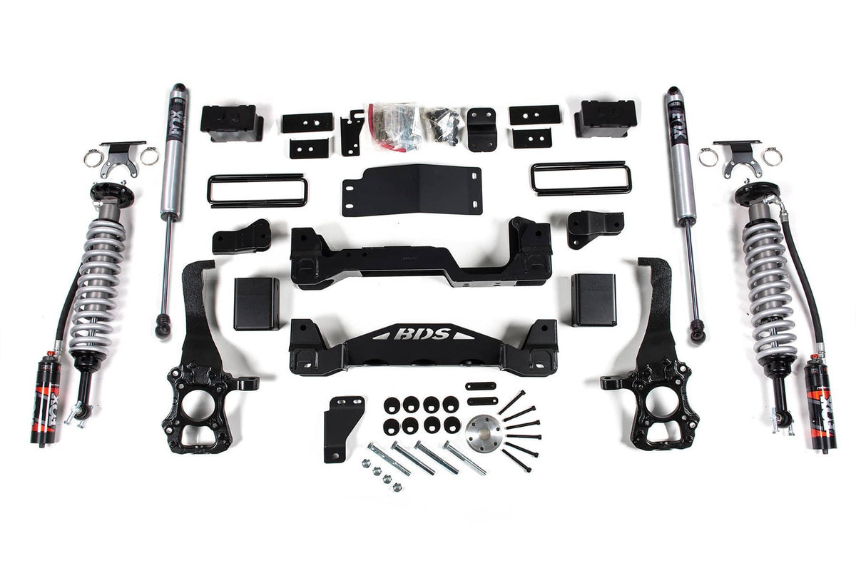 6" LIFT KIT W/ FOX 2.5 COIL-OVERS AND FOX 2.0 SHOCKS 15-20 F-150 4WD