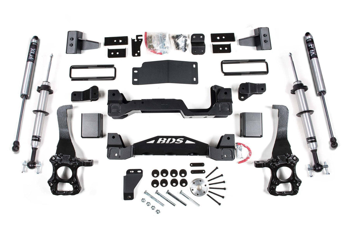 4" LIFT KIT W/ FOX 2.0 STRUTS & SHOCKS 15-20 F150