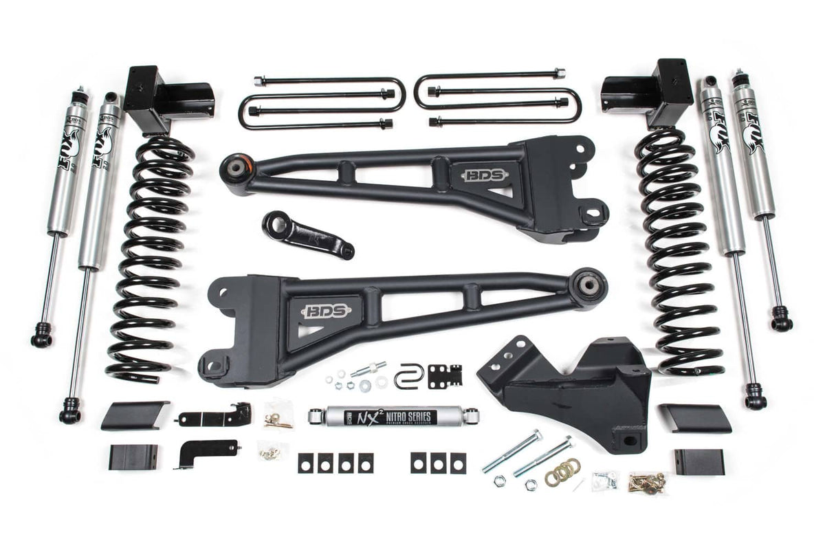 5" RADIUS ARM LIFT KIT W/ NX2 SHOCKS 20-22 S/DUTY DIESEL