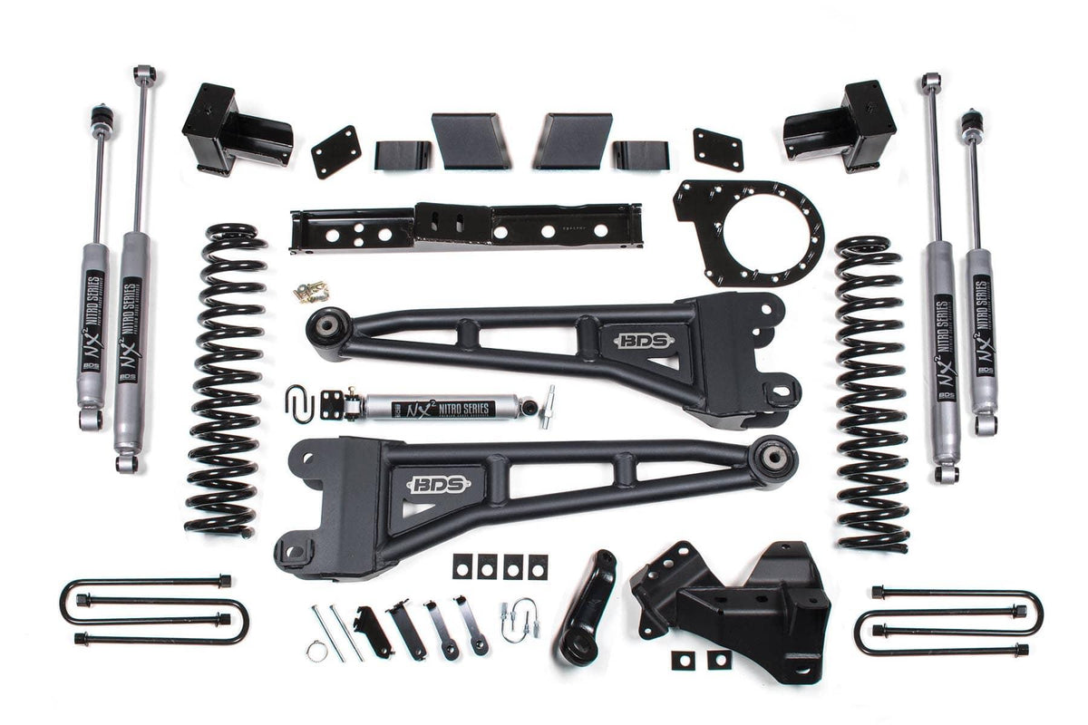7" RADIUS ARM LIFT KIT W/ NX2 SHOCKS 20-22 F-350 4WD DUALLY DIESEL