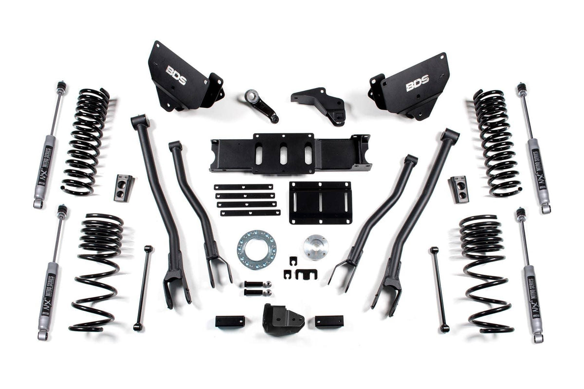 5.5" 4-LINK LIFT KIT W/ NX2 SHOCKS 14-18 RAM 2500 4WD GAS W/ 6-BOLT T-CASE