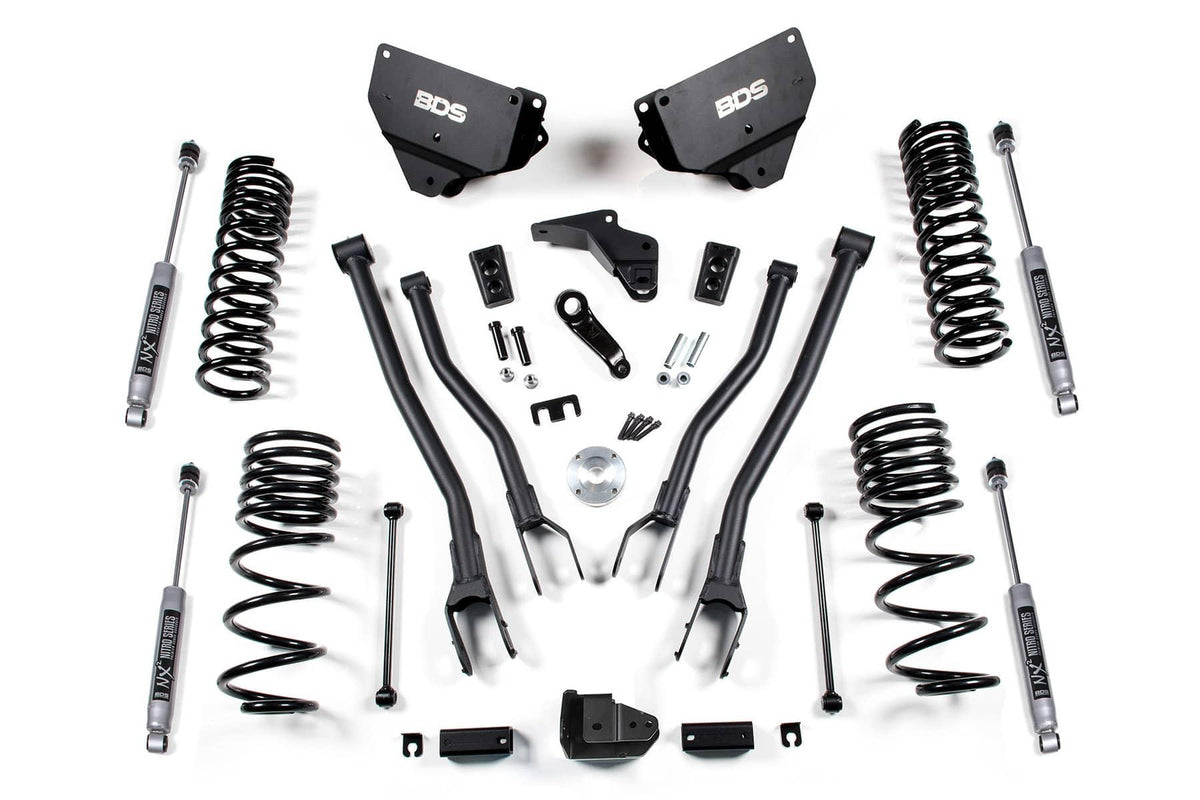 4" 4-LINK LIFT KIT W/ FOX 2.0 SHOCKS 14-18 RAM 2500 4WD GAS