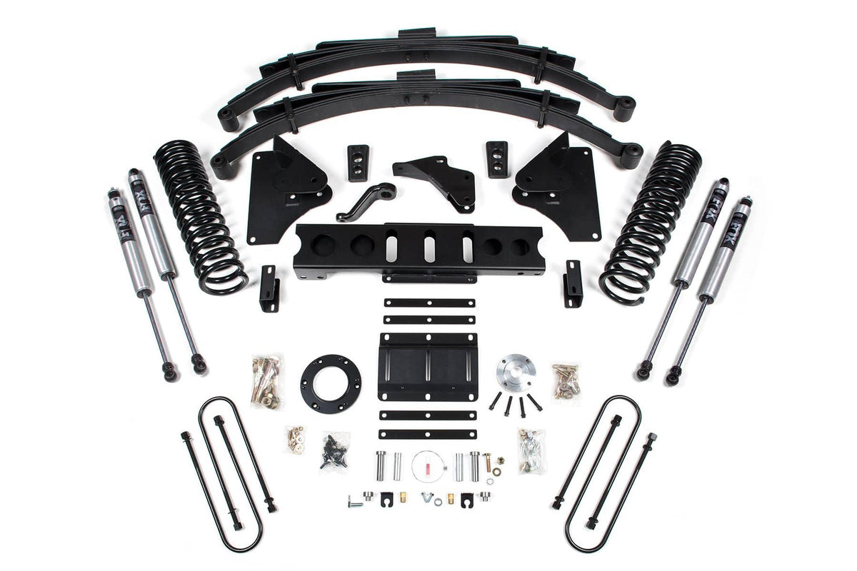 6" LIFT KIT W/ LEAF SPRINGS & FOX 2.0 SHOCKS 13-18 RAM 3500 4WD DIESEL W/ 6-BOLT T-CASE