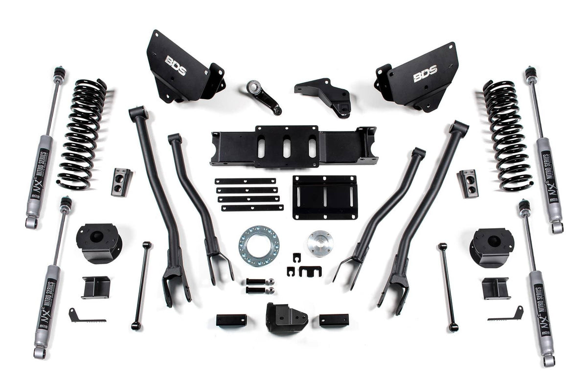 6" 4-LINK LIFT KIT W/ FOX 2.0 SHOCKS 14-18 RAM 2500 4WD DIESEL W/ AIR RIDE