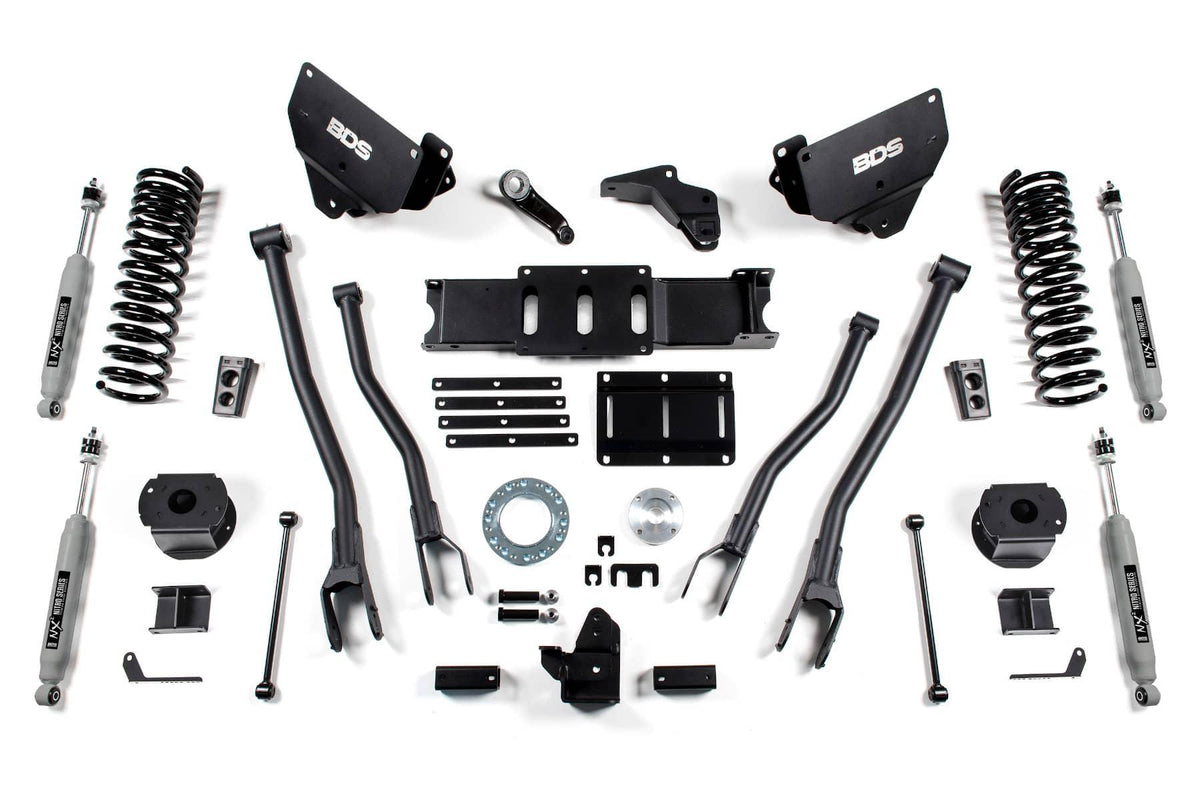 6" 4-LINK LIFT KIT W/ NX2 SHOCKS 14-18 RAM 2500 4WD DIESEL W/ AIR RIDE
