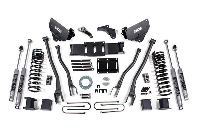 6" 4-LINK LIFT KIT 13-18 RAM 3500 DIESEL W/ AIR RIDE & 8-BOLT T-CASE