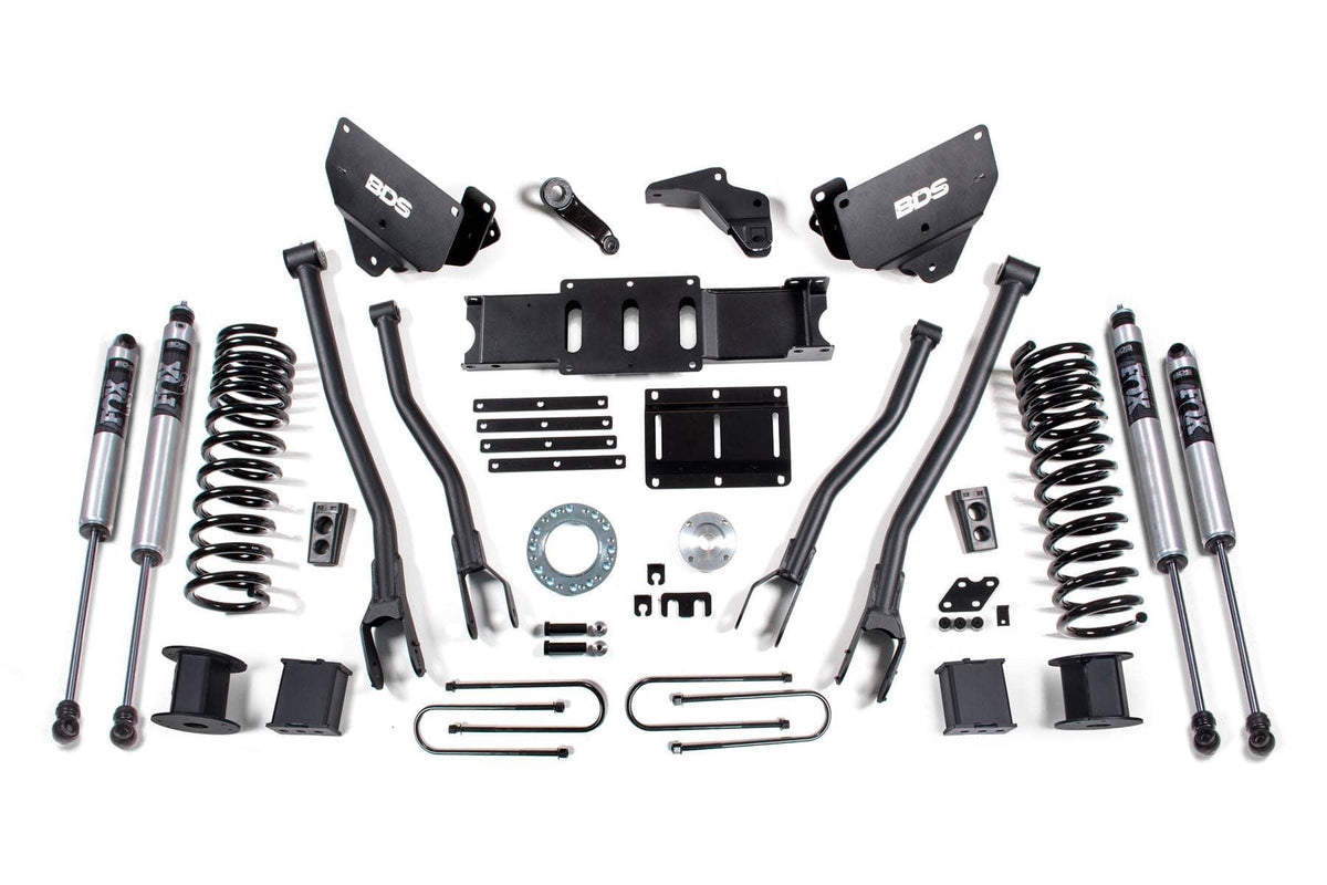5.5" 4-LINK LIFT KIT W/ FOX 2.0 13-18 RAM 3500 4WD GAS W/ AIR RIDE