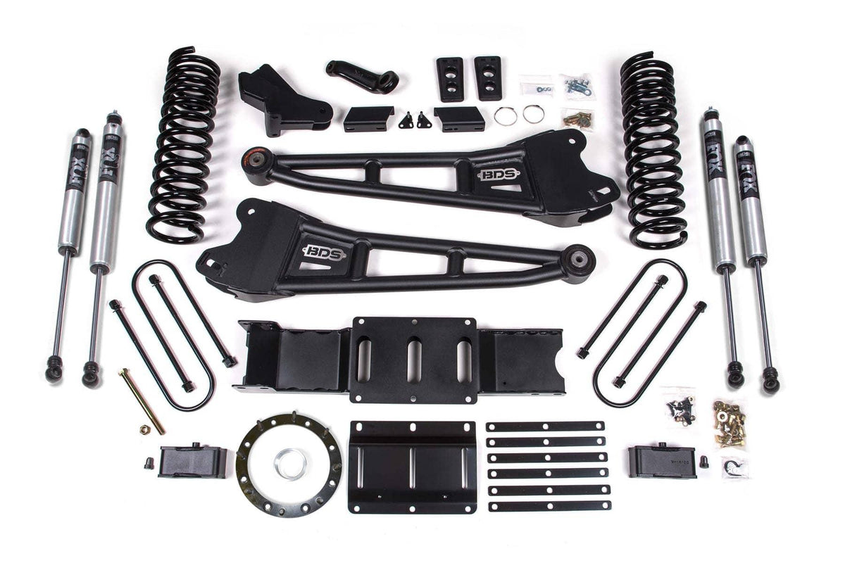 4" RADIUS ARM LIFT KIT 19-24 RAM 3500 DIESEL W/O OVERLOADS W/ 6-BOLT T-CASE