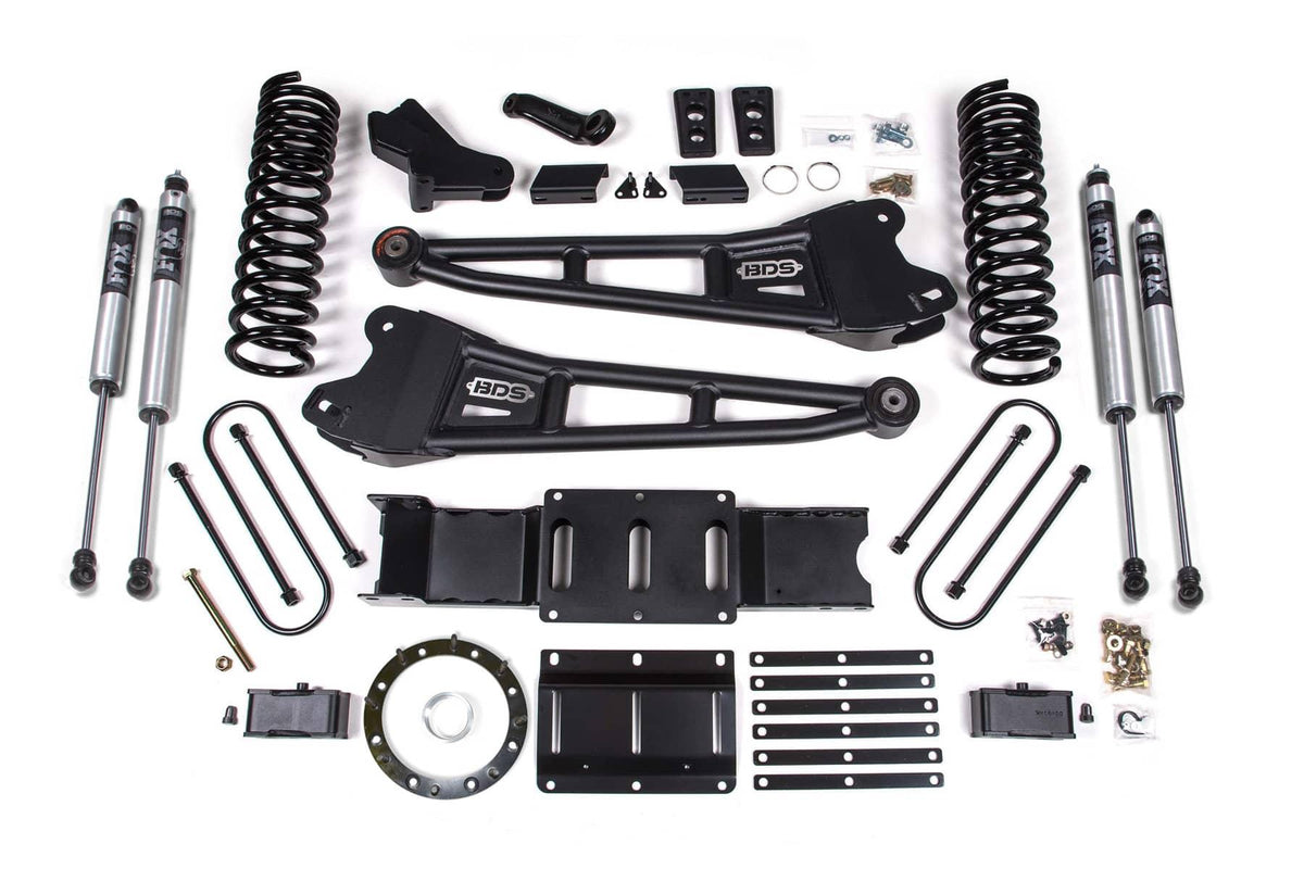 4" RADIUS ARM LIFT KIT W/ 3" REAR BLOCK 19-24 RAM 3500 4WD DIESEL