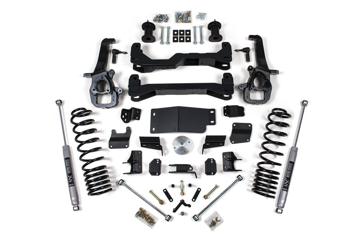 4" LIFT KIT W/ NX2 SHOCKS 19-24 RAM 1500 W/O OE 22" WHEELS W/O AIR RIDE