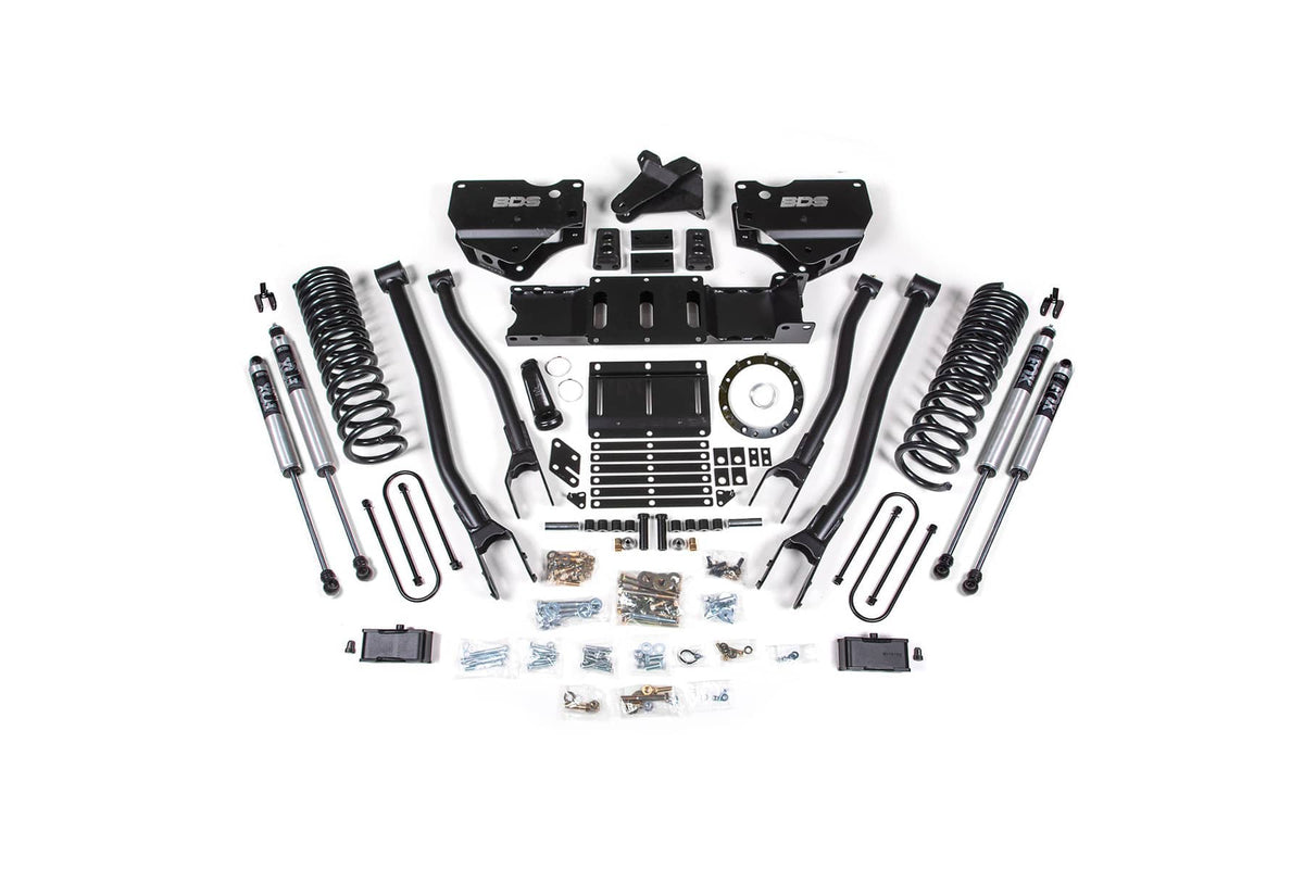 4" 4-LINK LIFT KIT 19-24 RAM 3500 DIESEL W/O OVERLOADS W/ 8-BOLT T-CASE