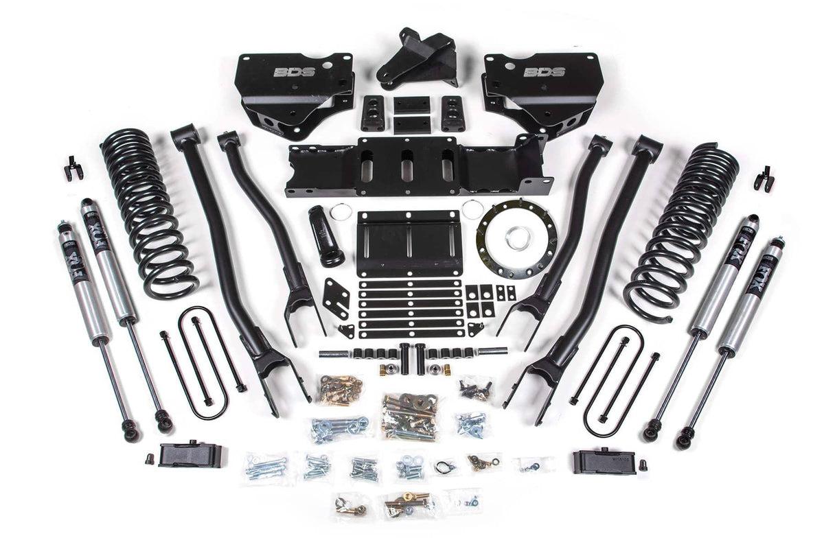 4" 4-LINK LIFT KIT 19-24 RAM 3500 DIESEL W/O OVERLOADS W/ 8-BOLT T-CASE