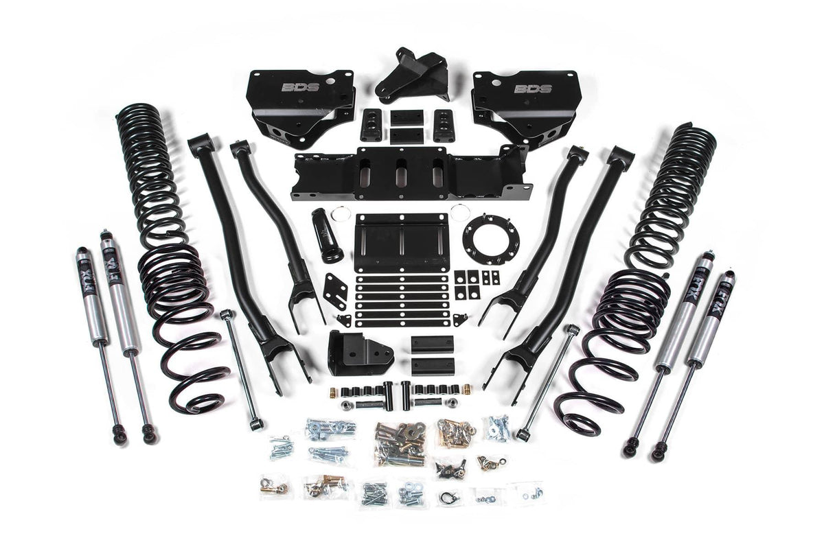 4" 4-LINK LIFT KIT W/ FOX 2.0 SHOCKS 19-24 RAM 2500 DIESEL W/ 6-BOLT T-CASE