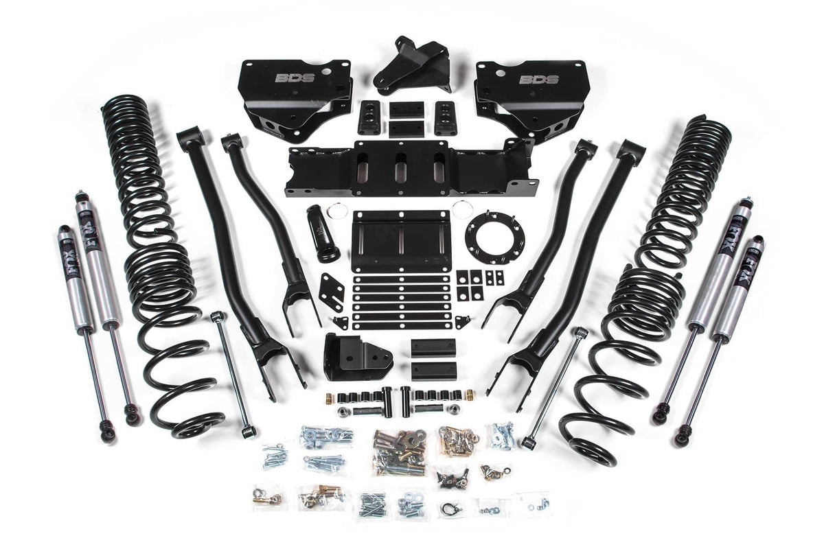 6" 4-LINK LIFT KIT W/ FOX 2.0 SHOCKS 19-24 RAM 2500 DIESEL W/ 6-BOLT T-CASE