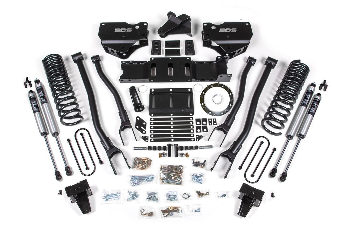 6" 4-LINK LIFT KIT 19-24 RAM 3500 DIESEL W/ OVERLOADS W/ 8-BOLT T-CASE