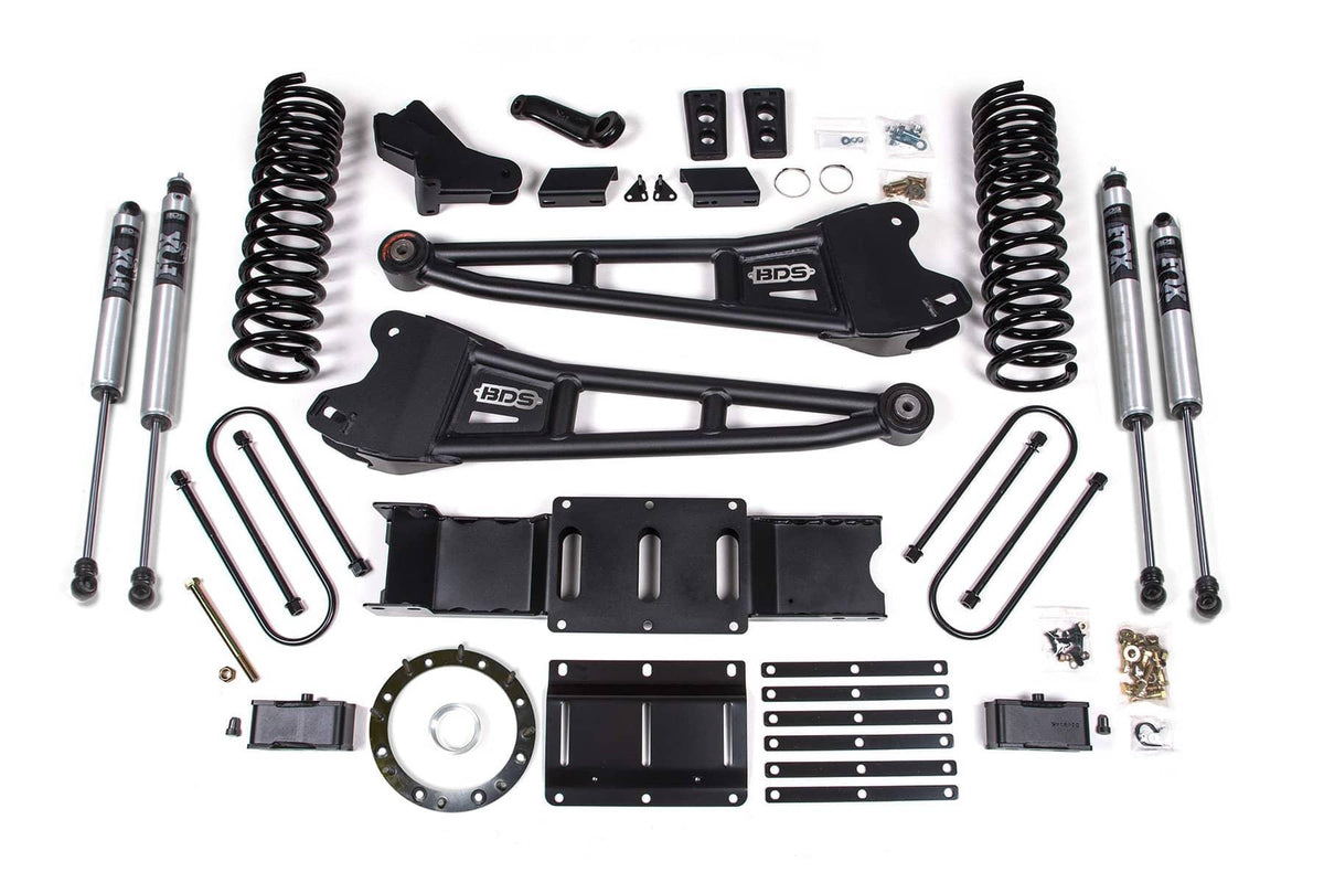4" RADIUS ARM LIFT KIT 19-24 RAM 3500 DIESEL W/O OVERLOADS W/ 8-BOLT T-CASE