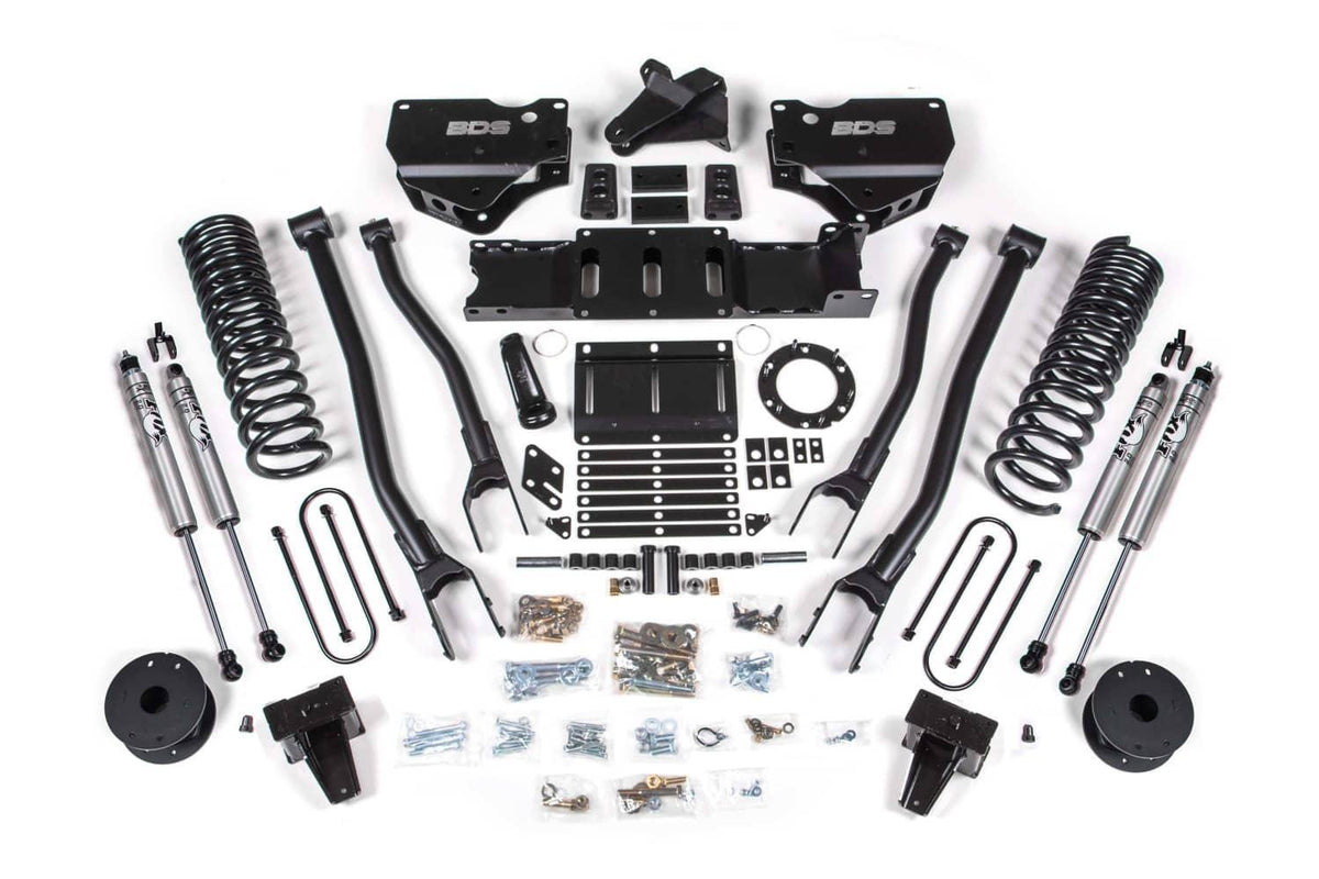 6" 4-LINK LIFT KIT 19-24 RAM 3500 DIESEL W/ AIR RIDE W/ 6-BOLT T-CASE