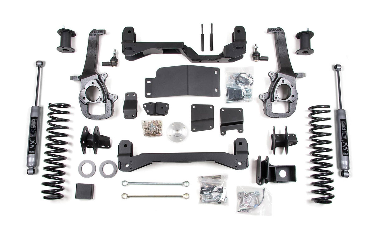 4" LIFT KIT W/ 3" COILS W/ NX2 SHOCKS 13-18 RAM 1500 4WD