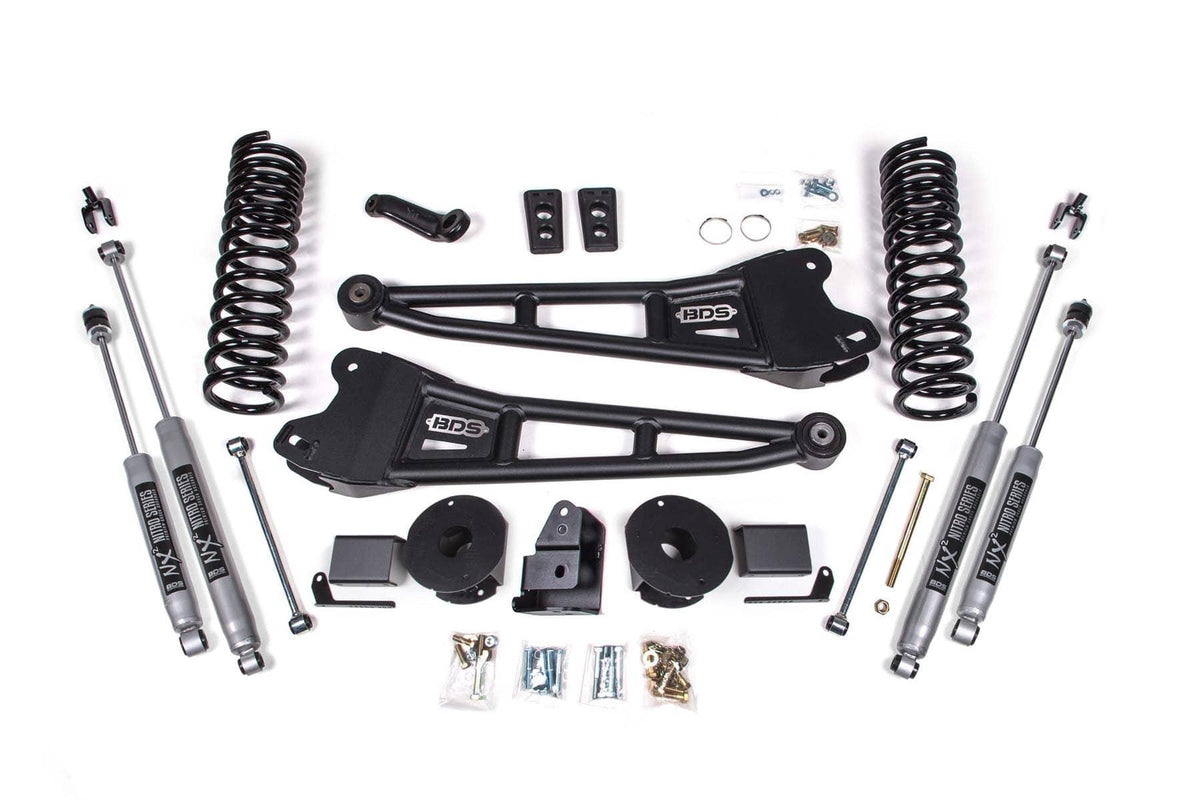 4" LIFT KIT 14-18 RAM 2500 W/ REAR AIR RIDE 4WD DIESEL