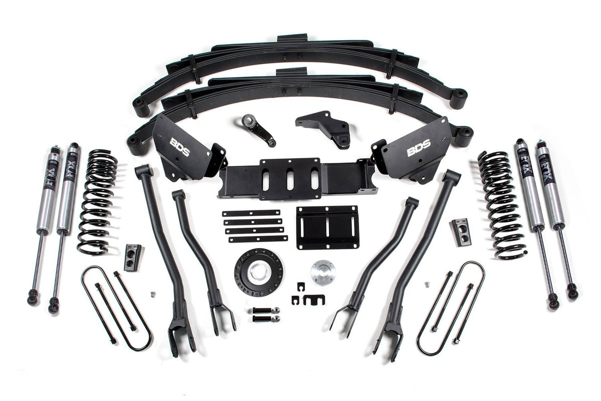 6" 4-LINK LIFT KIT W/ LEAF SPRINGS 13-18 RAM 3500 4WD DIESEL W/ 8-BOLT T-CASE
